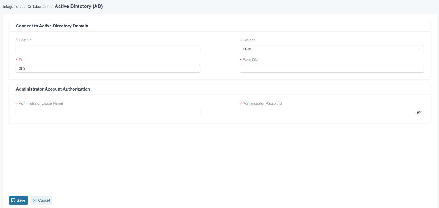 Virtual-Call Cloud PBX - Active Directory LDAP Configuration